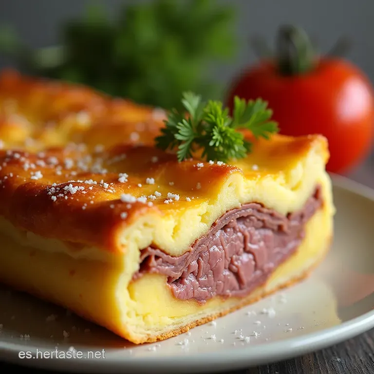 El Cl&aacute;sico Insuperable Pastel de Carne Casero con Cubierta Dorada