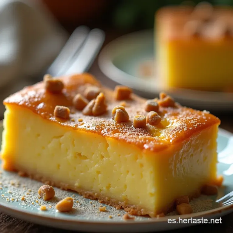 Pastel de Pl&aacute;tano Esponjoso con Toque de Canela y Nuez Moscada
