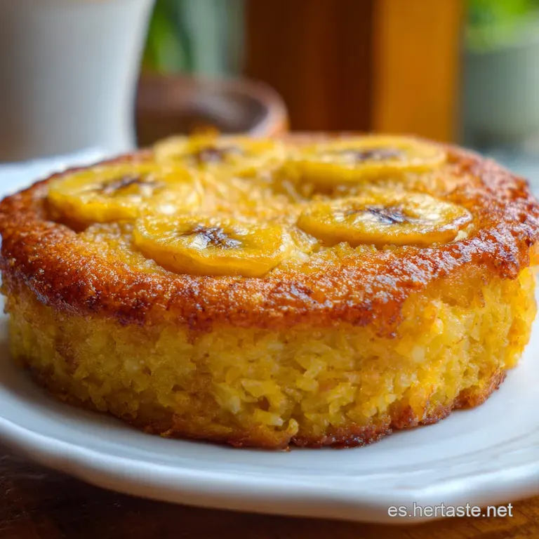 Pastel de Platano Maduro Casero