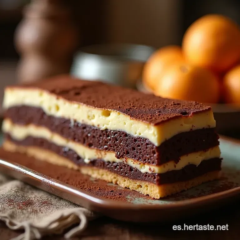 Pastel De Tres Leches De Chocolate Intenso Ultrah&uacute;medo presentation