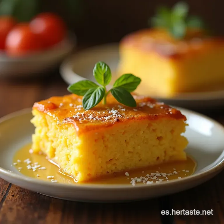 Pastel De Zanahoria Y Pi&ntilde;a Tropical presentation