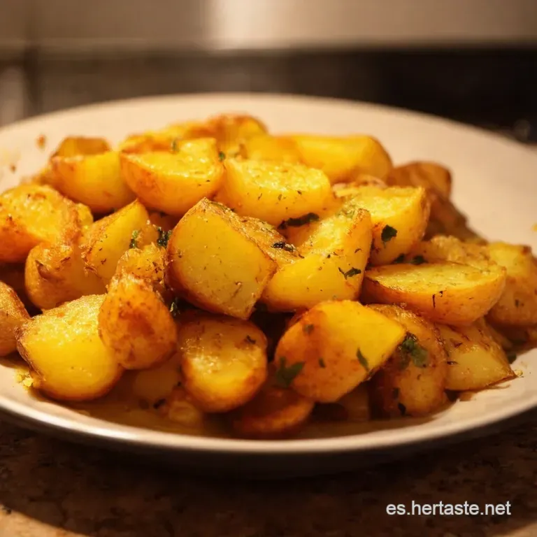 Patatas Ali&ntilde;adas Con Salmorejo Cordob&eacute;s presentation