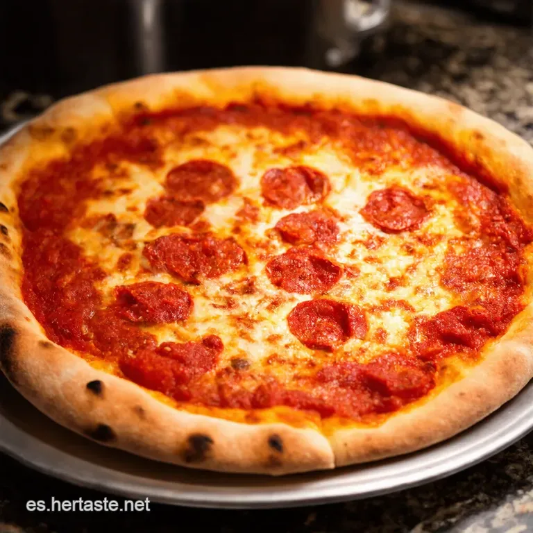 Pizza Alla Marinara Sabor Aut&eacute;ntico De N&aacute;poles presentation