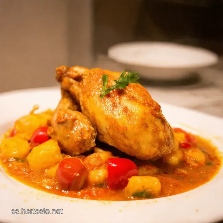 Pollo Caj&uacute;n Explosi&oacute;n De Color Pimientos Dulces Que Enamoran presentation