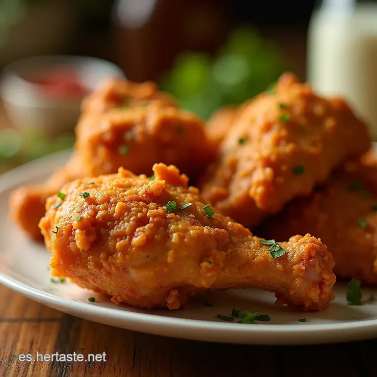 Pollo Crujiente Casero Sabor Kfc Hecho En Casa presentation