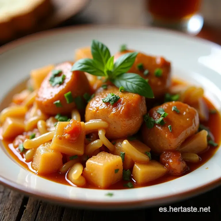 Pollo Encebollado a la Andaluza