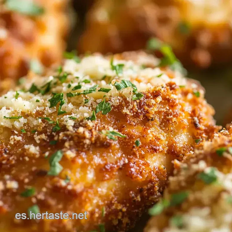 Pollo Parmesano Crujiente con Salsa de Tomate Casera