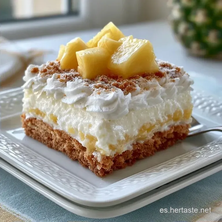 Postre de Pi&ntilde;a Refrescante