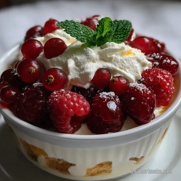 Postre Navide&ntilde;o con Mascarpone y Merengue