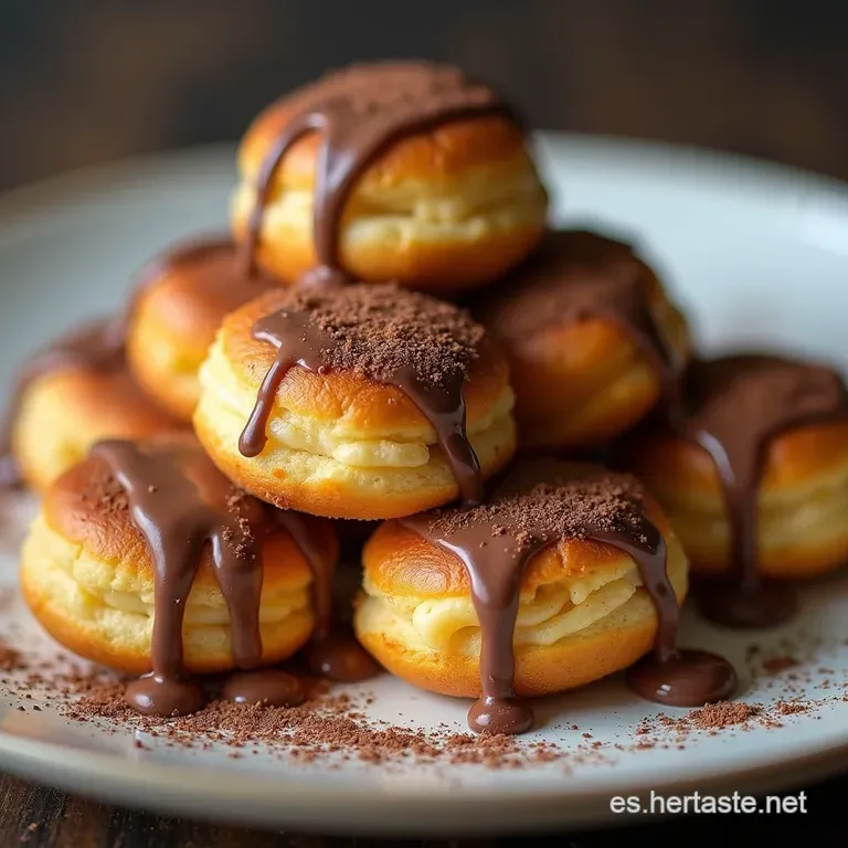 Suspiros de Gloria Profiteroles Caseros Perfectos Crujientes por Fuera y Cremosos por Dentro