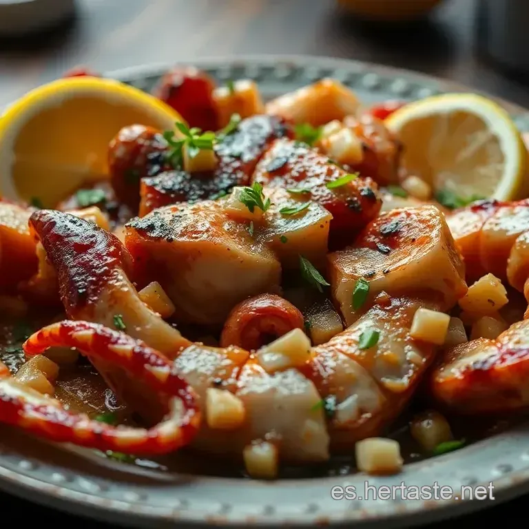 Pulpo a la Plancha al Estilo Gallego