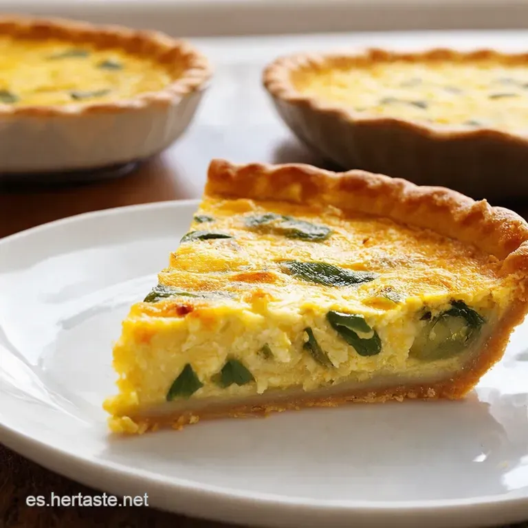 Quiche De Verduras Un Bocado Mediterr&aacute;neo presentation