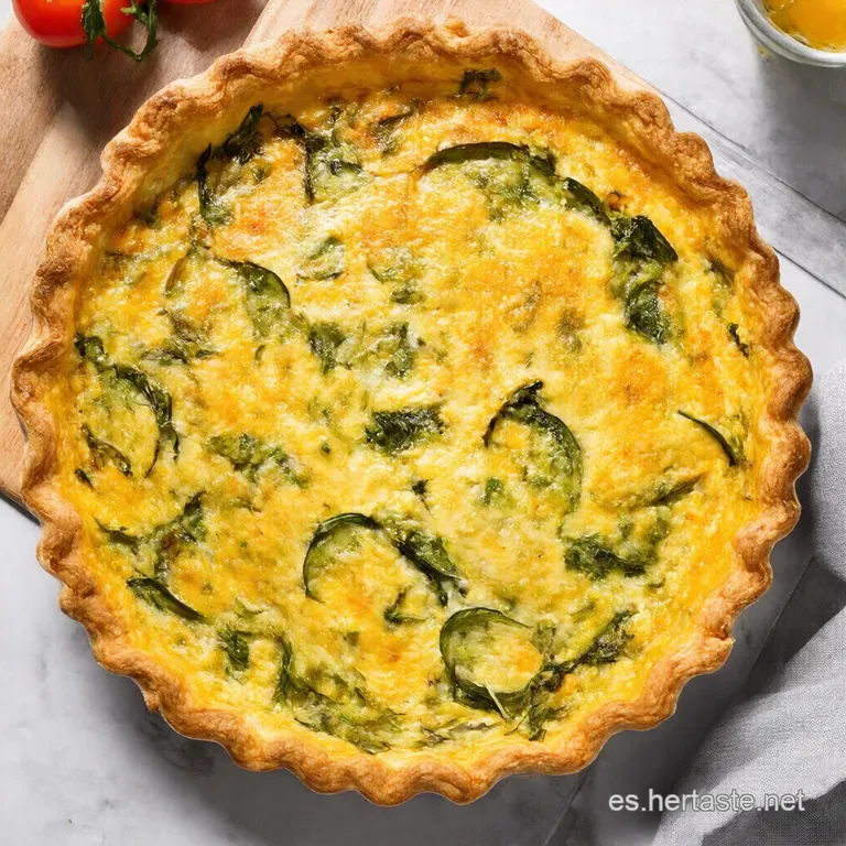 Quiche de Verduras Un Bocado Mediterr&aacute;neo