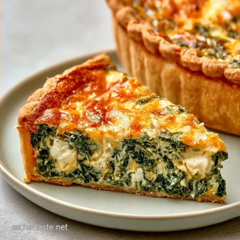 Quiche Espinacas Queso Cabra: Receta Cremosa