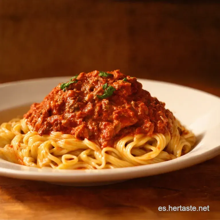Rag&uacute; Alla Bolognese presentation