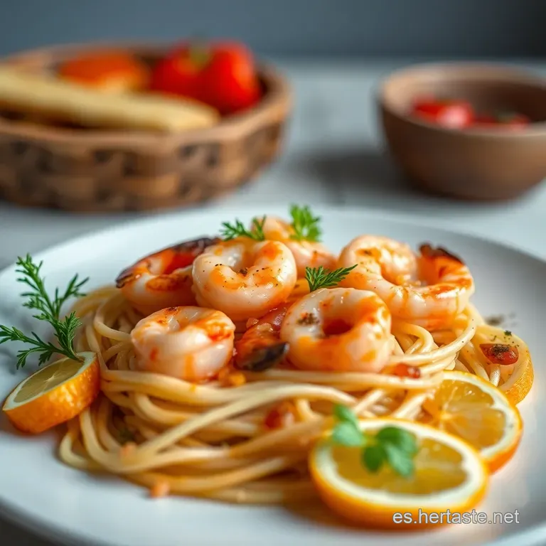 Rape con Gambas y Almejas