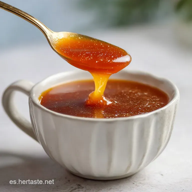 Sweet and sour sauce drizzled artfully over crispy fried chicken, with sesame seeds sprinkled as a garnish.