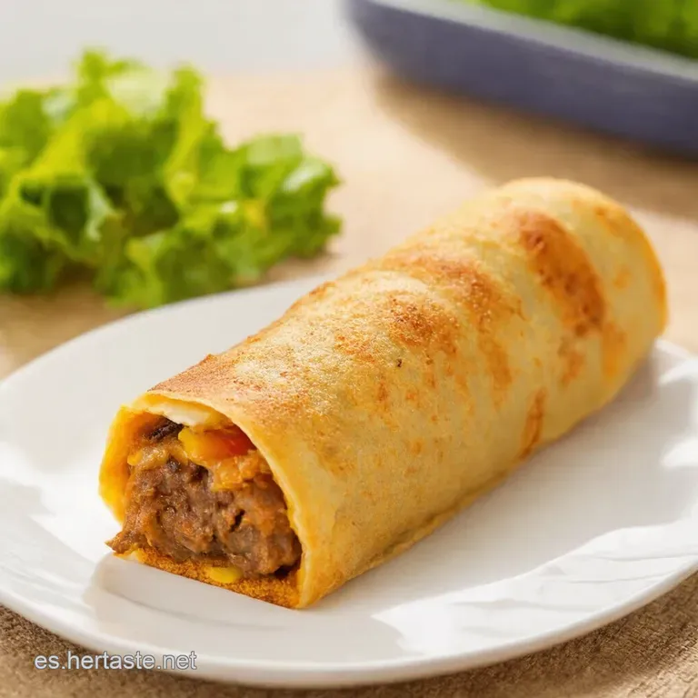 Rollitos de Cheeseburger Saludables con Pavo y Bacon