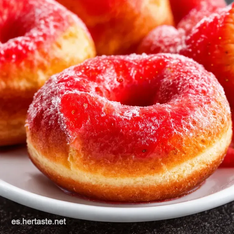 Rosquillas de San Valent&iacute;n con Glaseado de Fresa