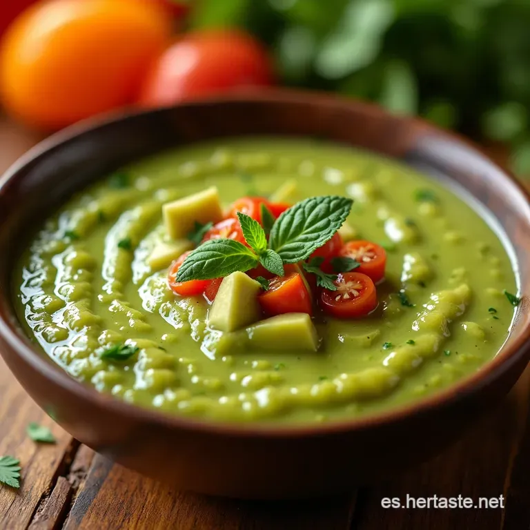 Salsa De Aguacate Cremosa Y Vibrante Tu Toque Mexicano presentation