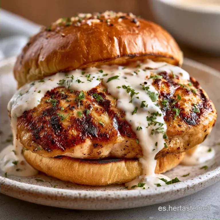 S&aacute;ndwich De Pollo Veraniego Cremoso