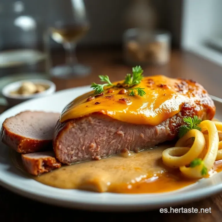 Solomillo a La Mostaza presentation