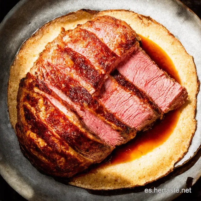 Solomillo de Res al Horno con Costra Bals&aacute;mica y Dijon