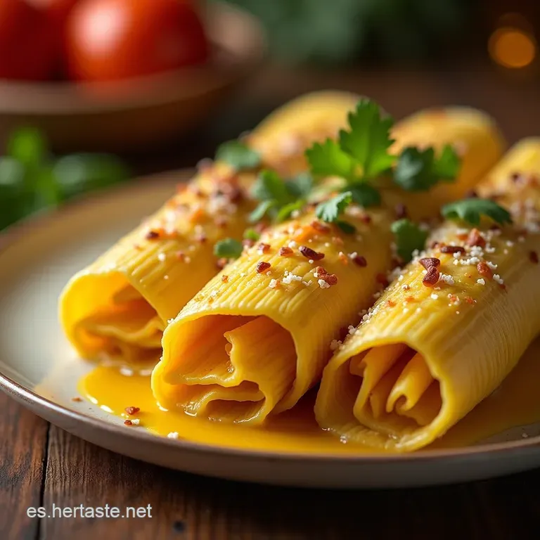 Sue&ntilde;os De Ma&iacute;z Tamales De Elote Dulce Cremosos Y Arom&aacute;ticos presentation