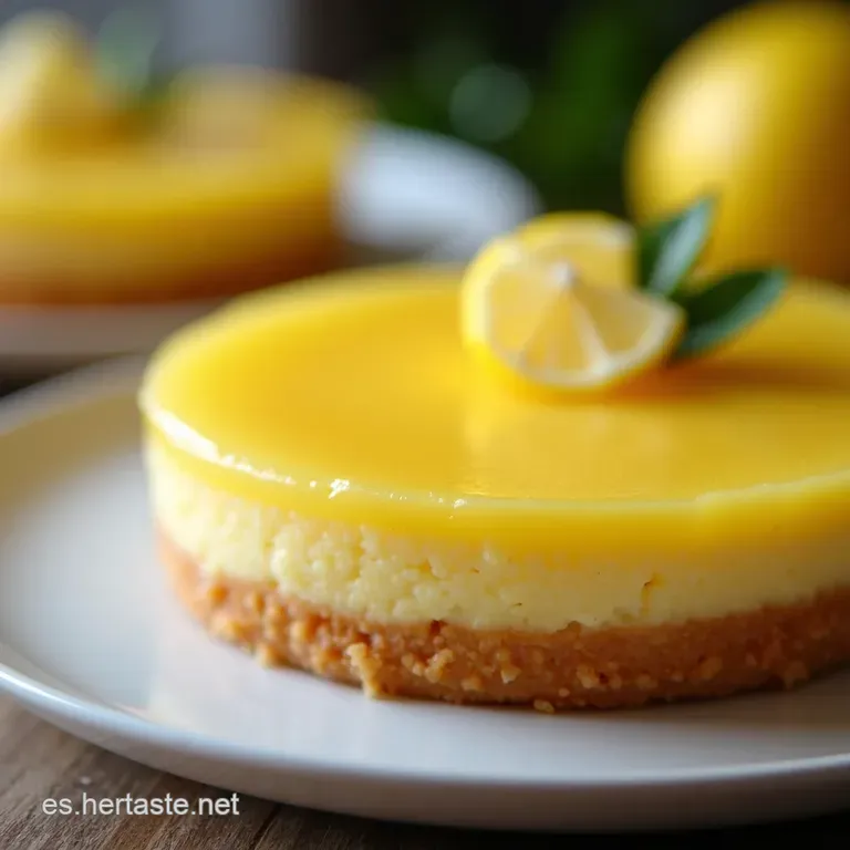 Tarta de Lim&oacute;n Cl&aacute;sica y Cr&egrave;me au Citron Sedosa
