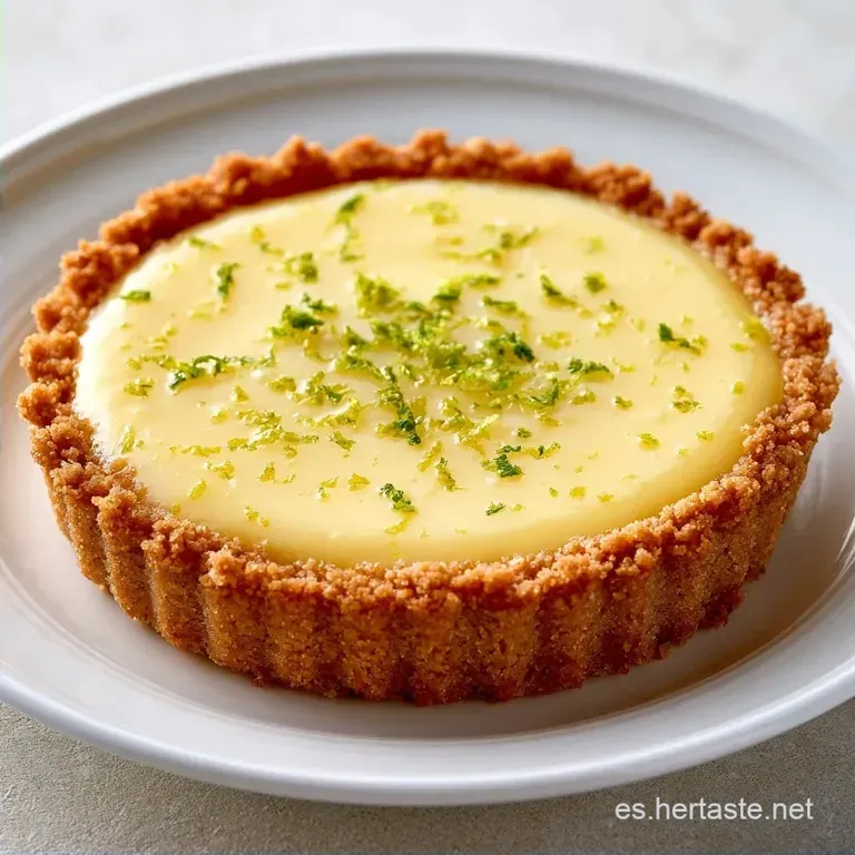 Tarta de Lim&oacute;n Sin Horno: Cremosa y Ligera