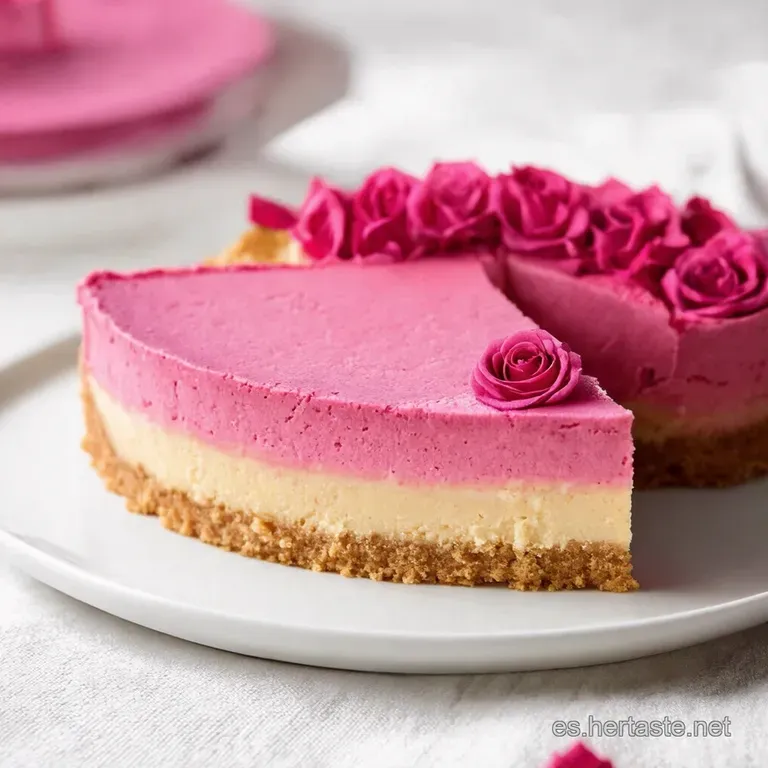 Tarta Elegante de Rosas y Relleno Floral