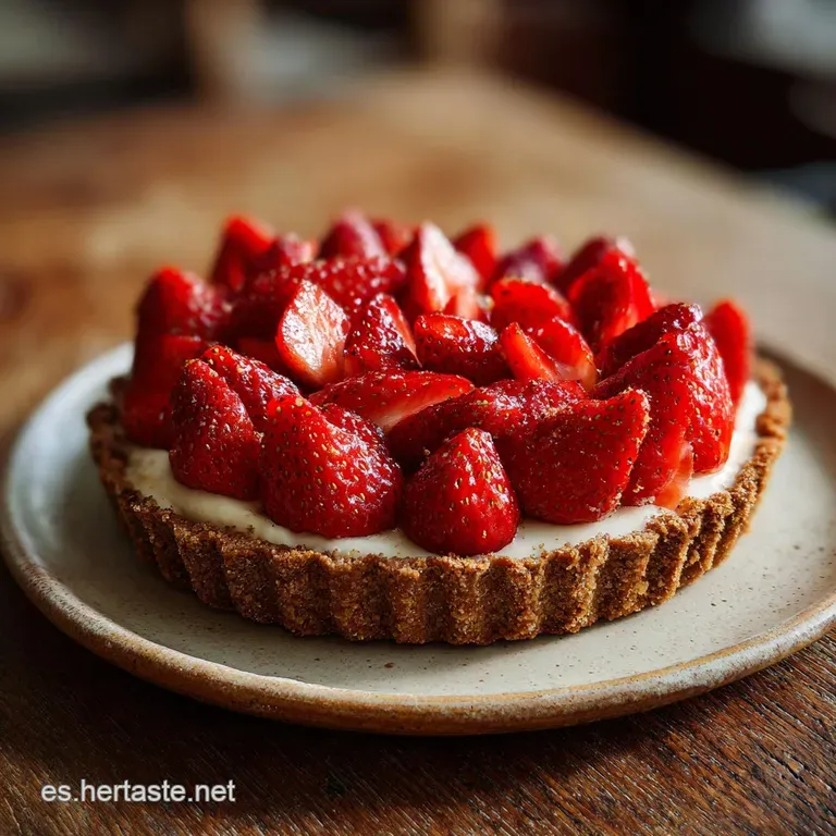 Tarta de Fresa y Sp&eacute;culoos con Crema de Terciopelo