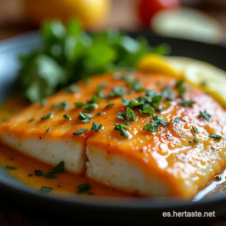 Tilapia Sellada Con Mantequilla De Lim&oacute;n presentation