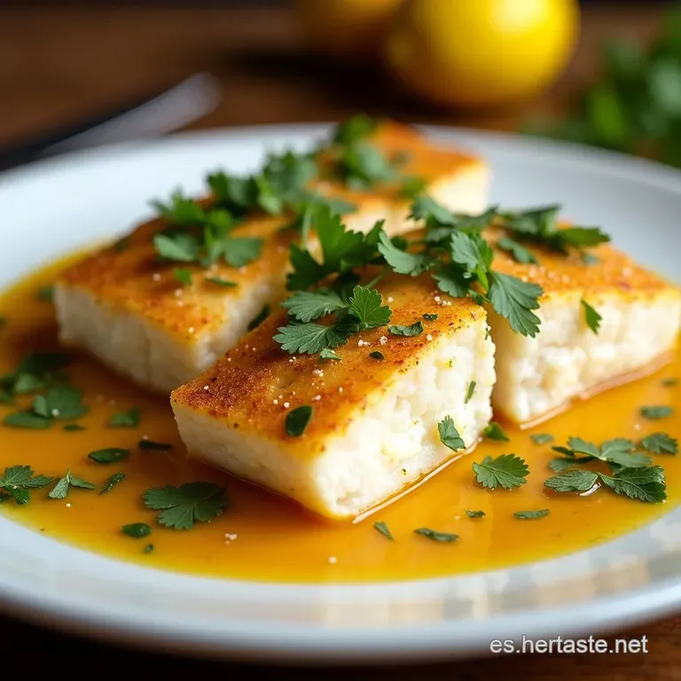Tilapia Sellada con Mantequilla de Lim&oacute;n