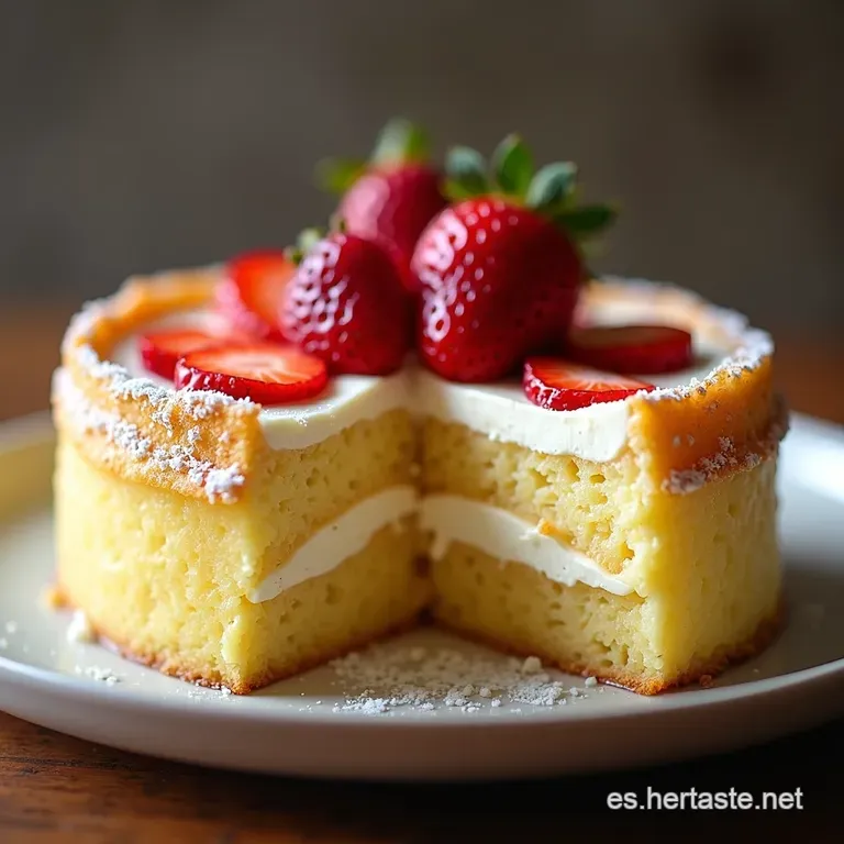 Torta de Fresa Cl&aacute;sica Un Pedacito de Cielo