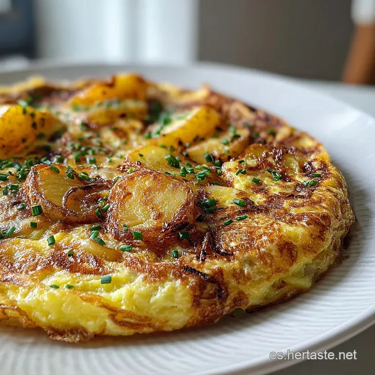 Tortilla de Patatas con Cebolla