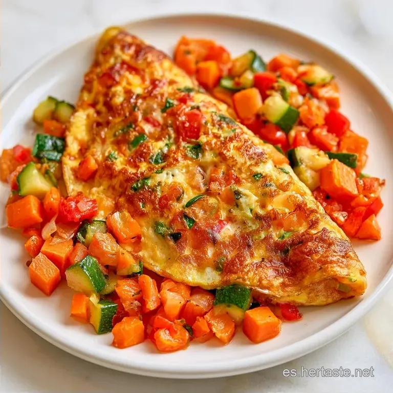 Tortilla De Verduras Saludable en 30 Minutos