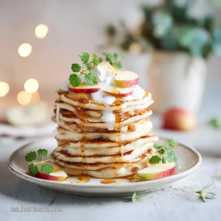 Tortitas de Manzana y Yogur: Esponjosas y Saludables