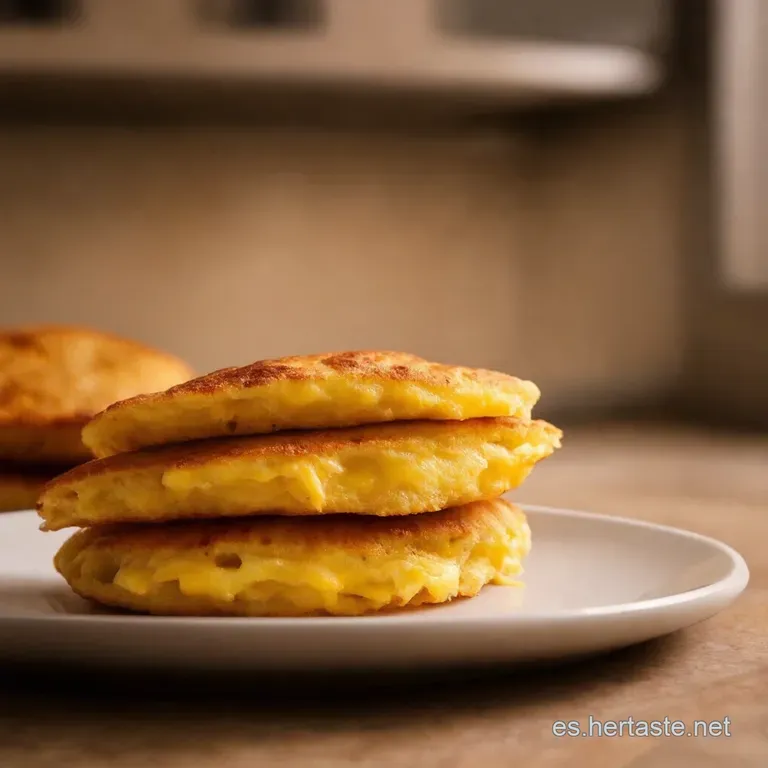 Tortitas De Papa Con Queso Sabor Casero presentation