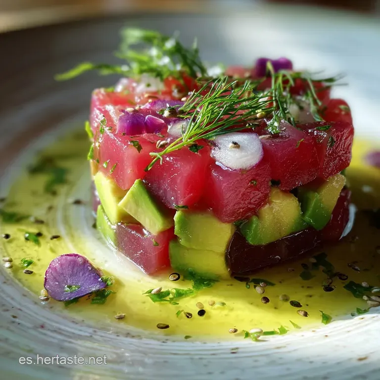Tuna Tartare Fresco y Vibrante