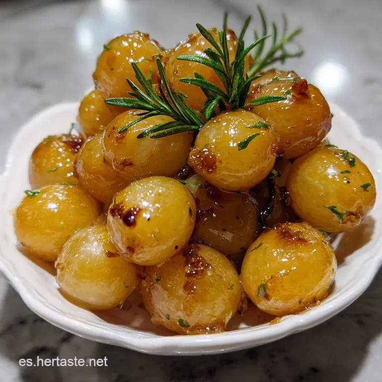 Uvas De Nochevieja Glaseadas Con Cava Y Romero presentation