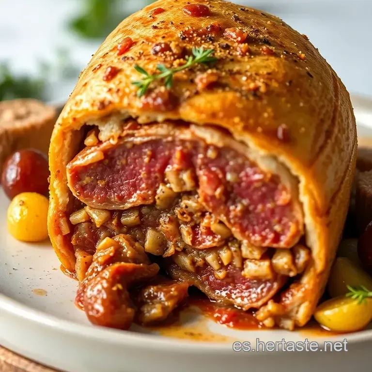 Wellington De Solomillo Ib&eacute;rico Con Setas Trufadas presentation