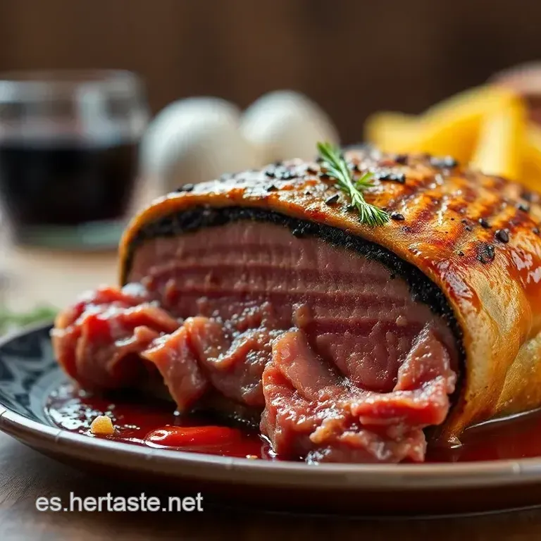 Wellington de Solomillo Ib&eacute;rico con Setas Trufadas