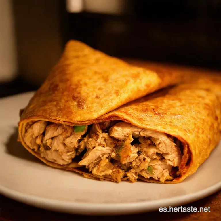 Wrap Crujiente De Pollo C&eacute;sar presentation